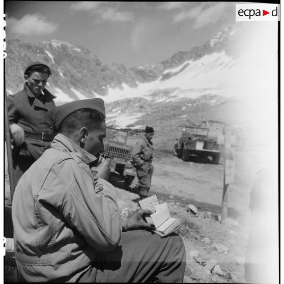 La bataille de l'Authion avec la 1re DFL (Division française libre) : franchissement du col de la Lombarde.
