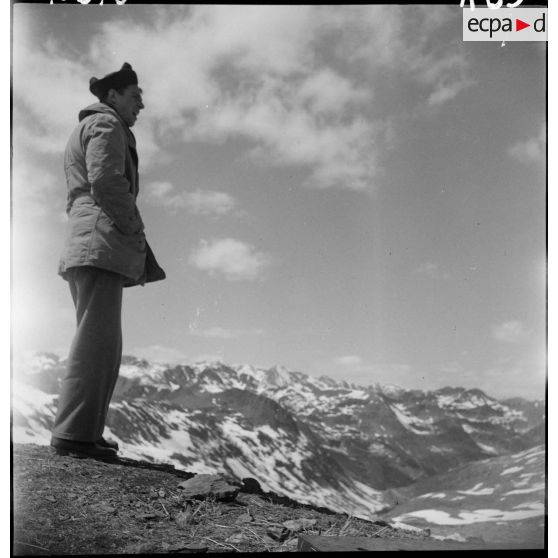 La bataille de l'Authion avec la 1re DFL (Division française libre) : franchissement du col de la Lombarde.