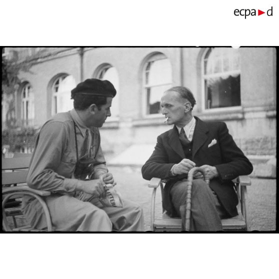 Personnalité française libérée à Lindau.