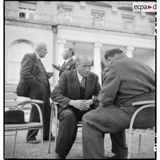 Edouard Daladier et Paul Reynaud à Lindau.