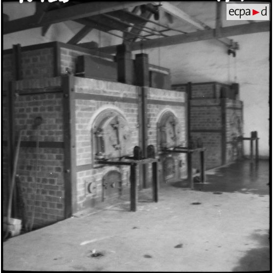 Fours crématoires du camp de concentration de Dachau.