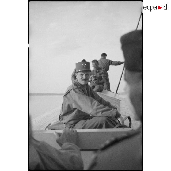 Portraits du général de corps d'armée Philippe Leclerc de Hauteclocque, commandant la 2e DB.