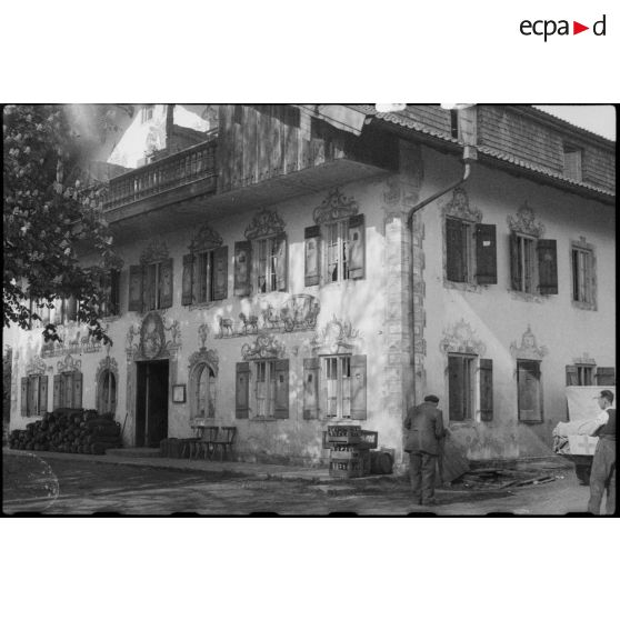 Etablissement de tourisme sur les bords du lac d'Ammersee.