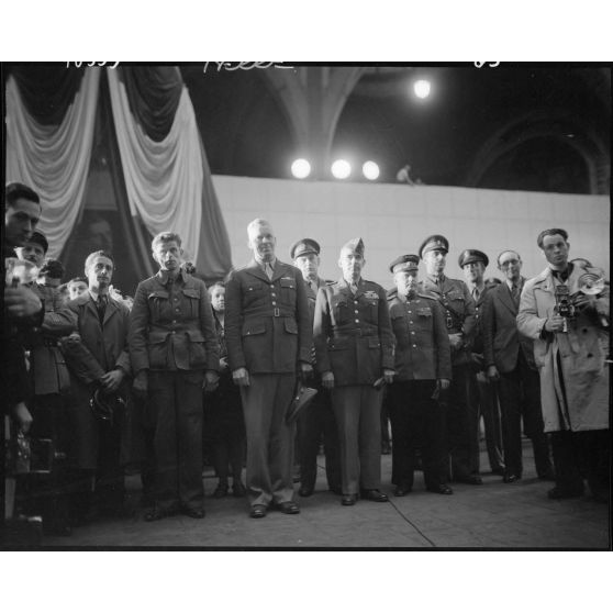 Jules Carron, millionième prisonnier français libéré rapatrié, a rejoint le centre d'accueil de la gare d'Orsay.