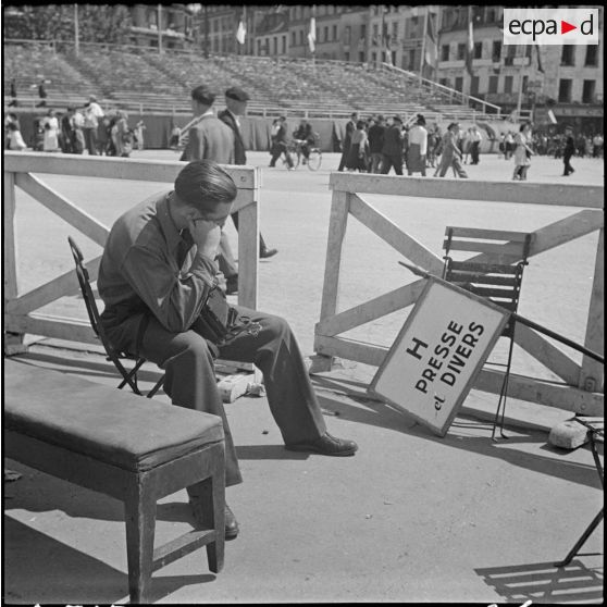 Défilé du 14 juillet 1945  à Paris.
