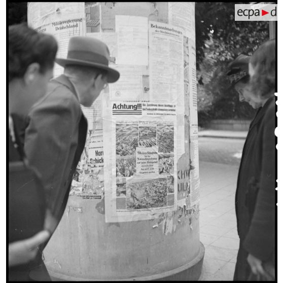 Dénonciation des crimes du IIIe Reich.