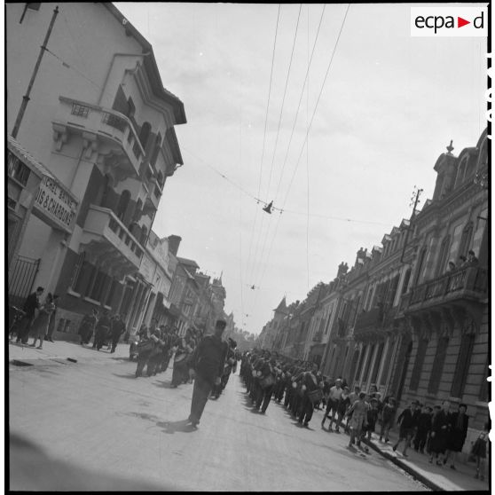 Défilé de la fanfare.