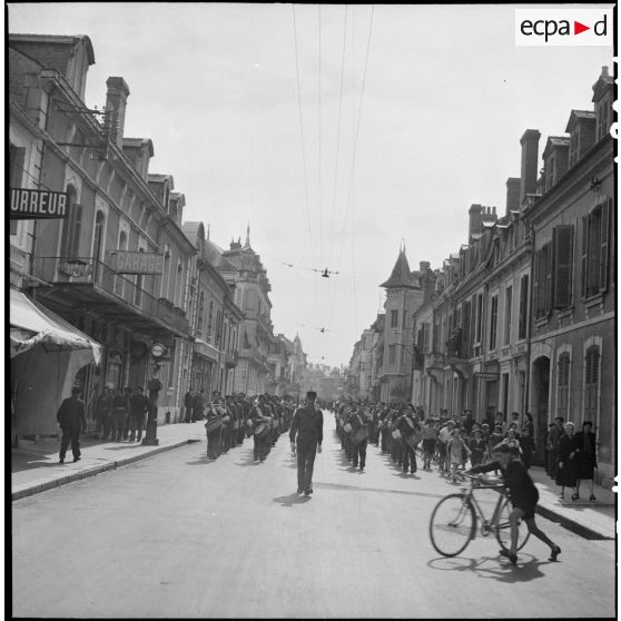 Défilé de la fanfare.