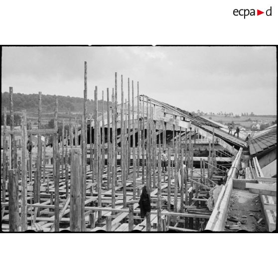 Atelier du Havre : construction de charpentes en bois de bâtiments.