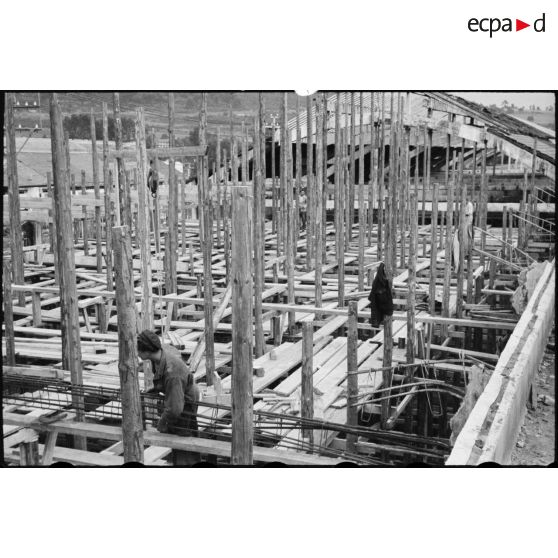 Atelier du Havre : construction de charpentes en bois de bâtiments.