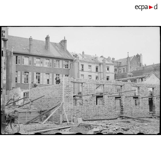 Travaux de reconstruction du Havre.