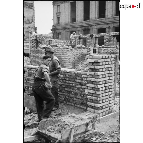 Travaux de reconstruction du Havre.