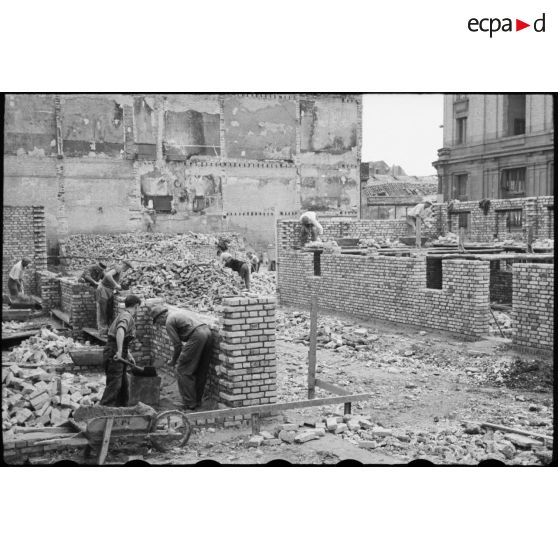 Travaux de reconstruction du Havre.