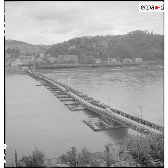Pont construit  par le Génie français à Coblence.