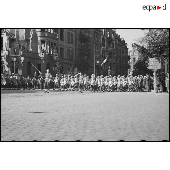 Nouba de tirailleurs algériens à Mayence.