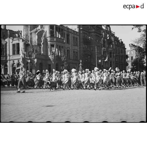 Nouba de tirailleurs algériens à Mayence.