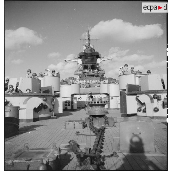 Vue du pont central du Richelieu.