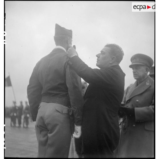 Décoration d'un soldat de la 82e division Airborne.