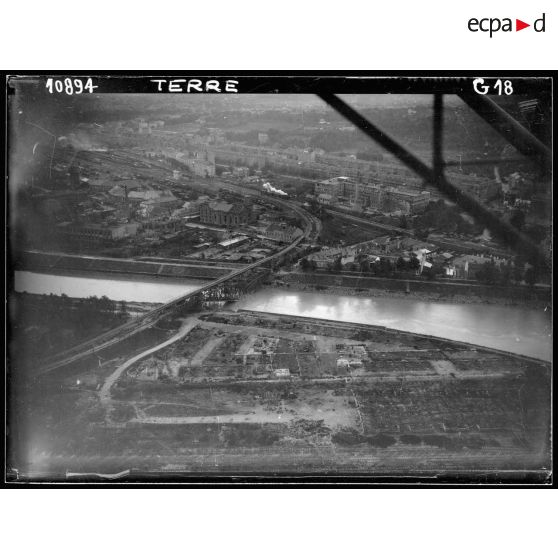 Vues aériennes de Vienne.