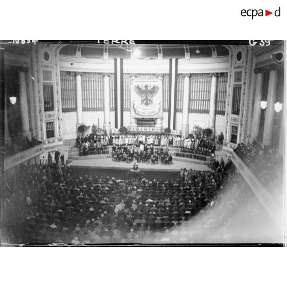 Grande salle du Konzertshaus, Vienne.