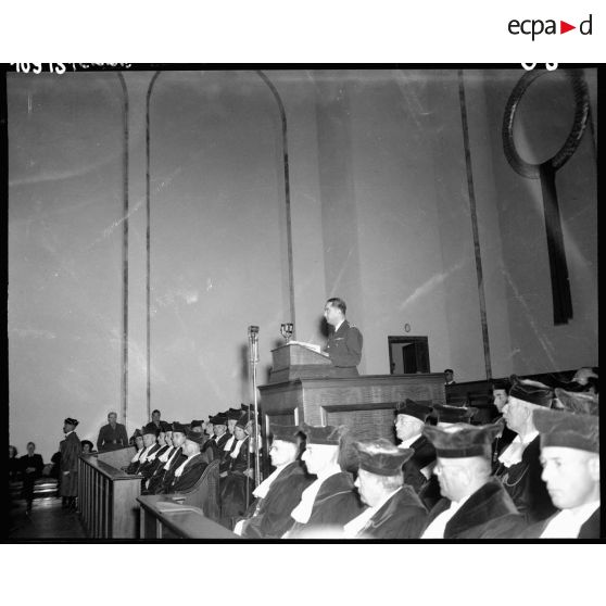 Discours à l'université de Tübingen.