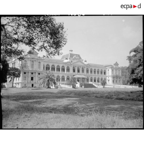 Le palais du gouverneur de Saigon.