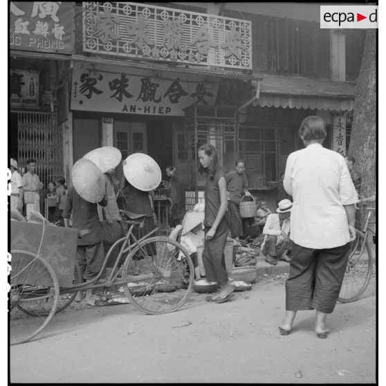 Le marché de Saigon dans le quartier chinois.