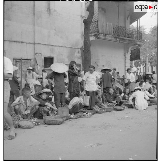 Le marché de Saigon dans le quartier chinois.