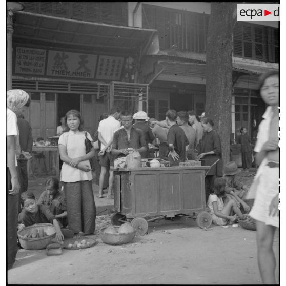 Le marché de Saigon dans le quartier chinois.