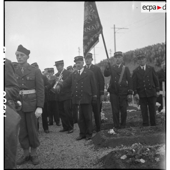 Cérémonie au cimetière d'Obernai.