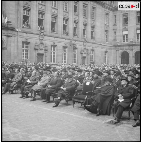 Vue de l'assistance.