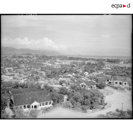 Vue aérienne de la ville de Nha Trang.