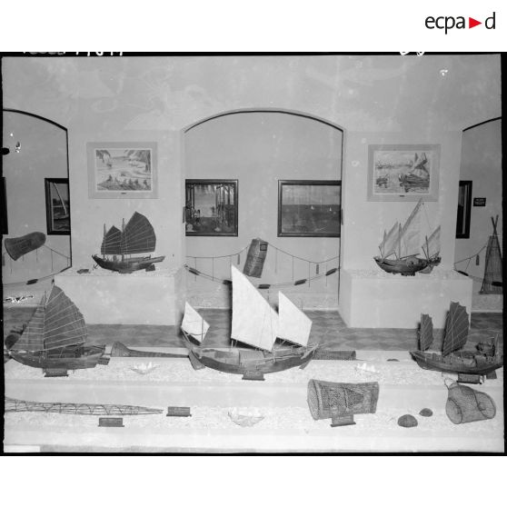 Oeuvres et objets d'art du musée de la Mer à Nha Trang.