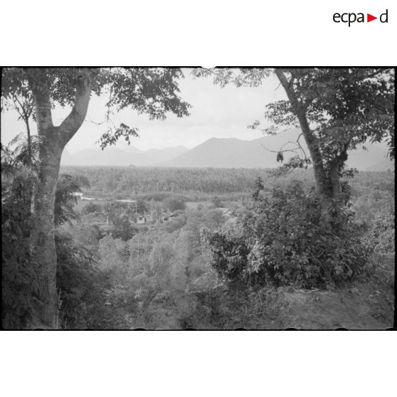 Paysage et habitations à proximité de Nha Trang.