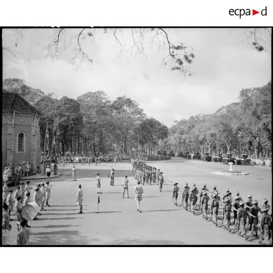 Défilé des troupes GURKHAS.