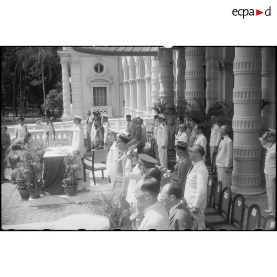 Discours de l' amiral THIERRY-D'ARGENLIEU.