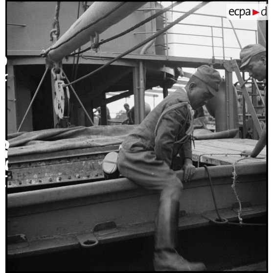 ARMEE-ETRANGERE ;  JAPON . Gros plan du lieutenant-colonel TUNEYOSCHI SIGHEORU du HQ 37 DL, criminel de guerre .