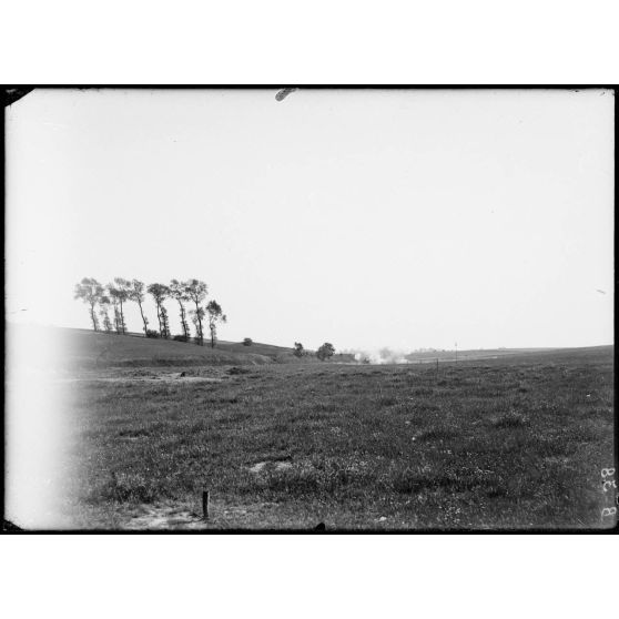 Ligny éclatement d'obus. [légende d'origine]