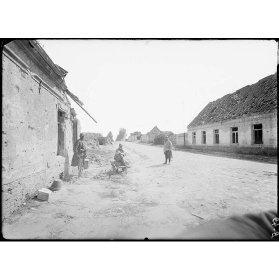 Les Rietz (Pas-de-Calais). Vue générale. [légende d’origine]