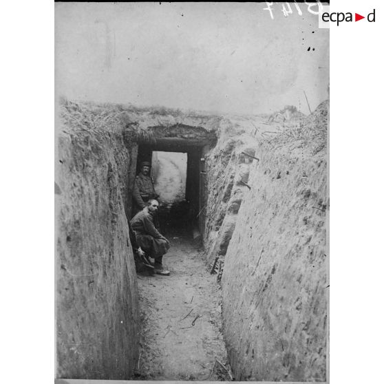 Boyau de communication de Bareuil (Pas-de-Calais). [légende d'origine]