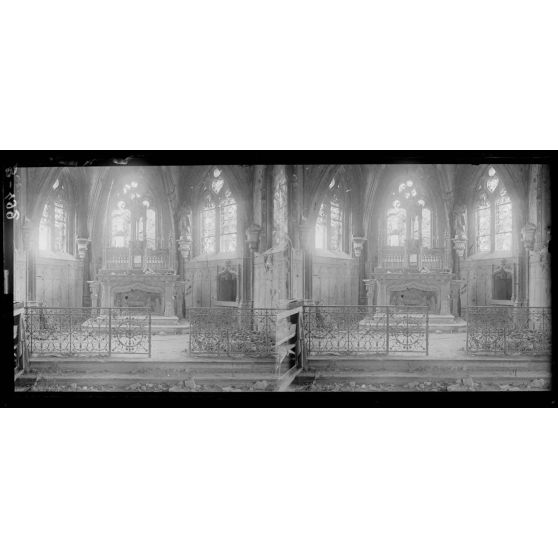 Vassincourt (Meuse). Intérieur de l’église. [légende d’origine]