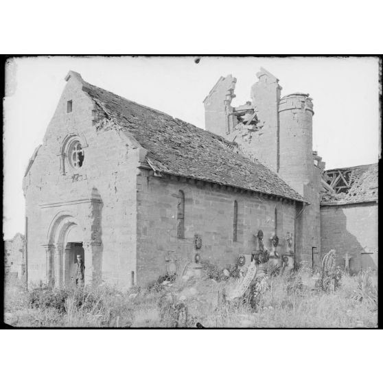 Vassincourt (Meuse). Vue extérieure de l’église. [légende d’origine]
