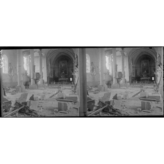 Neuvilly (Meuse). Intérieur de l’église . [légende d’origine]