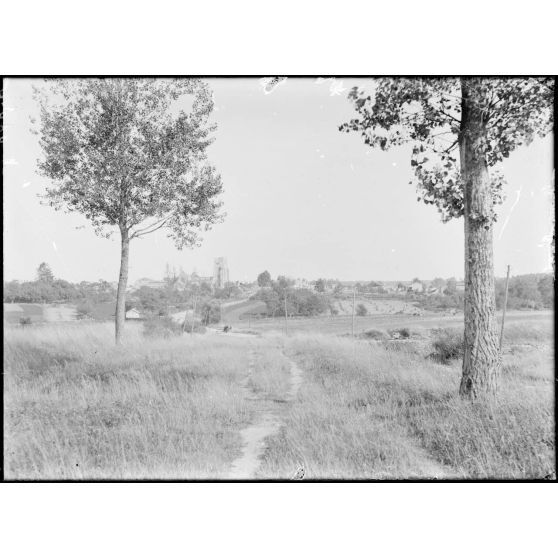 Maurupt-le-Montois, Marne, ruines des combats de septembre 1914. [légende d'origine]