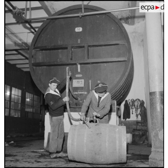 Chais de la marine à Brest.