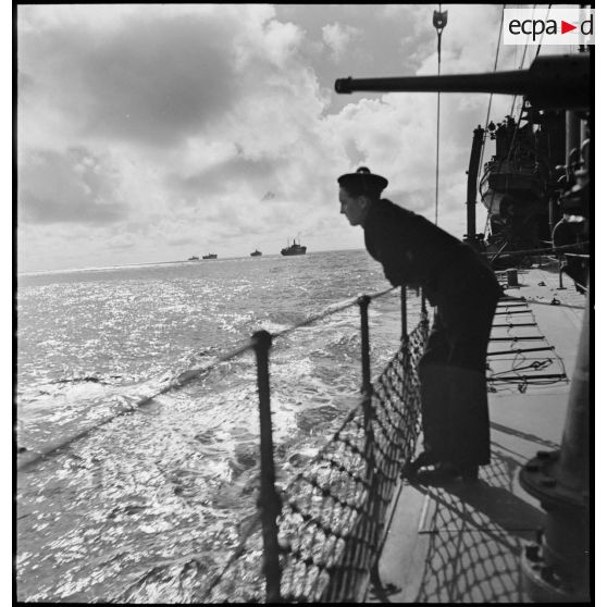Convoi maritime entre la France et l'Afrique française du Nord (AFN).