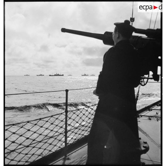 Convoi maritime entre la France et l'Afrique française du Nord (AFN).