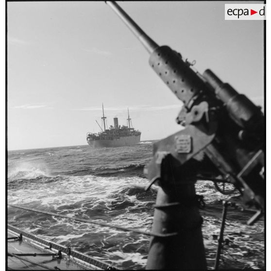 Convoi maritime entre la France et l'Afrique française du Nord (AFN).