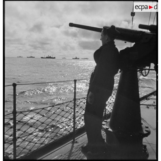 Convoi maritime entre la France et l'Afrique française du Nord (AFN).