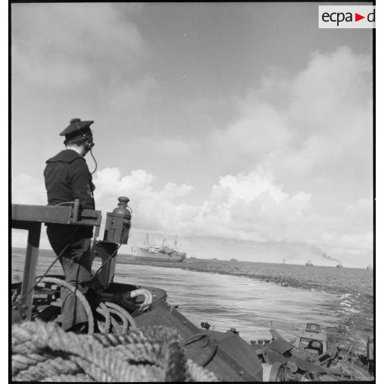 Convoi maritime entre la France et l'Afrique française du Nord (AFN).